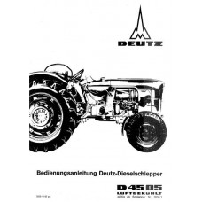 Deutz D4505 Operators Manual